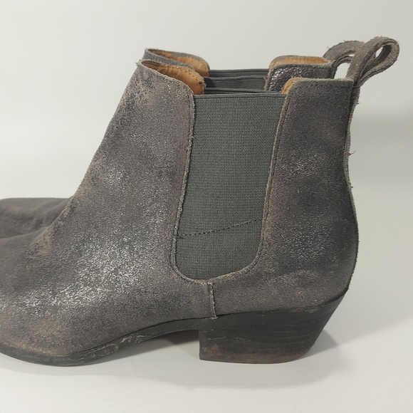 Denim & Supply Ralph Lauren Leather Metallic Silver Gray, 8 - Picture 4 of 10